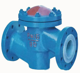銷(xiāo)襯氟H41F4/46臥式止回閥與臥式全貫流泵 襯氟止回閥廠家的綜合解析